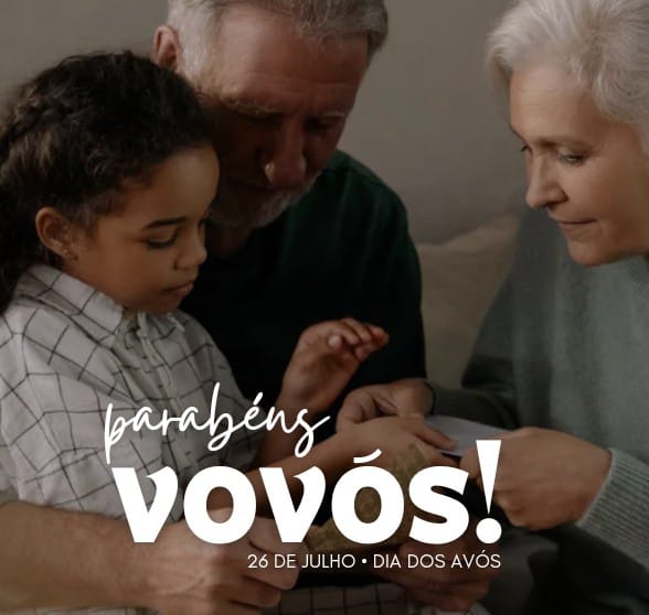 Dia dos Avós - Amor que Transcende Gerações No dia 26 de julho, comemoramos o Dia dos Avós, uma data especial para celebrar o amor, a sabedoria e a dedicação desses membros preciosos de nossas famílias. Os avós desempenham um papel único e significativo na vida de seus netos, deixando um legado de afeto e valores que transcende gerações.